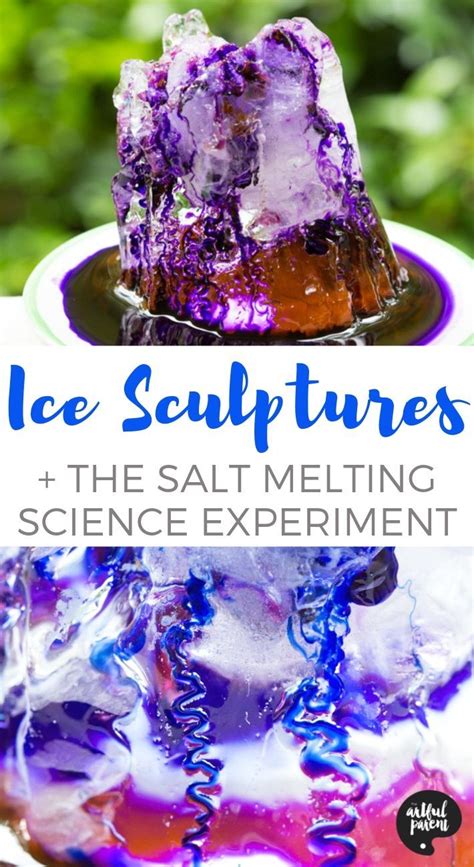 Super Awesome Salt Melting Ice Experiment & Sculptures with Play Make ...