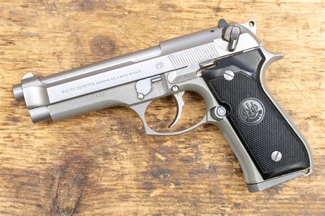 Beretta 92FS Stainless 9mm 15-Round Trade-in Pistol | Sportsman's ...