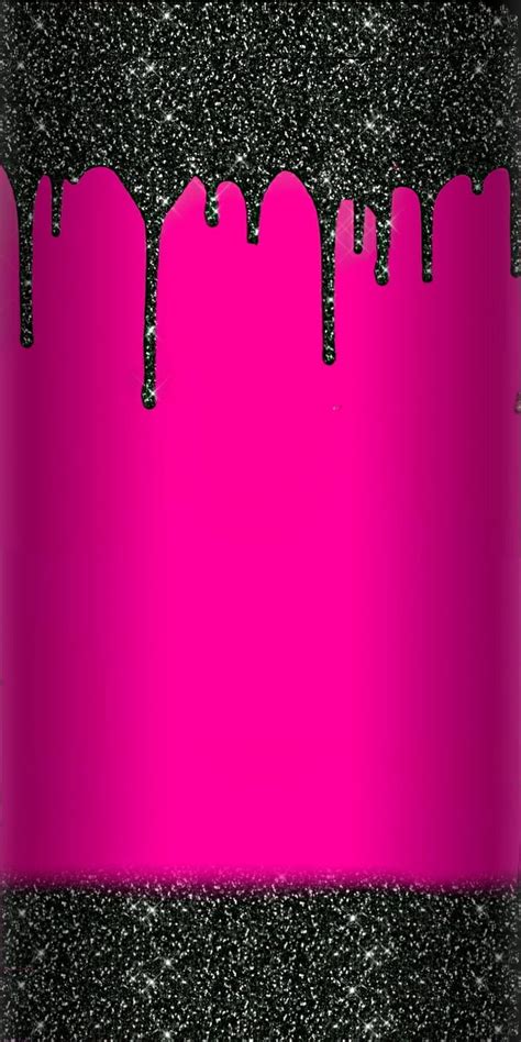 1366x768px, 720P Free download | Hot pink & black glitter drip. Pink ...