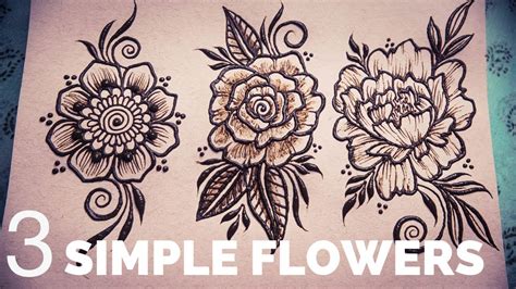 100 Henna Flower Tutorial Terlengkap | Tuttohenna