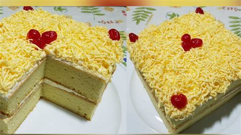 RESEP KUE BOLU PANGGANG LAPIS KEJU,SANGAT LEMBUT DAN ENGGAK BIKIN SERET ...