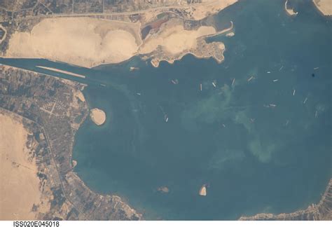 Great Bitter Lake, Egypt (NASA, International Space Statio… | Flickr