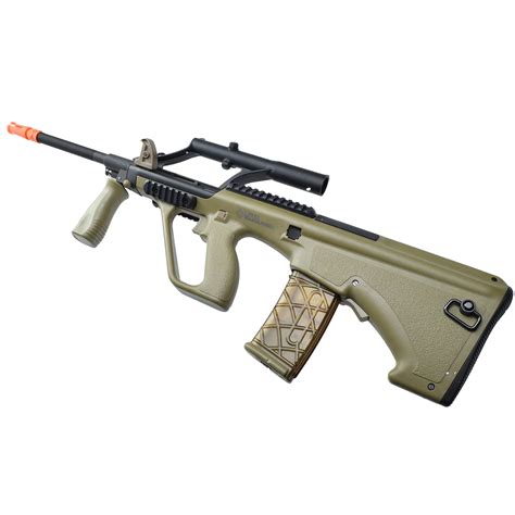 ASG Steyr AUG A1 Full Auto Proline Airsoft Rifle CQB 400 FPS Metal AEG ...