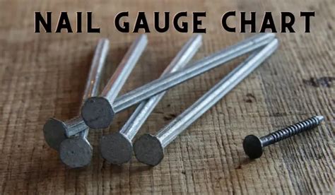 Nail Gauge Chart | Which Nail Is Right For Your Needs? – Nailer Point