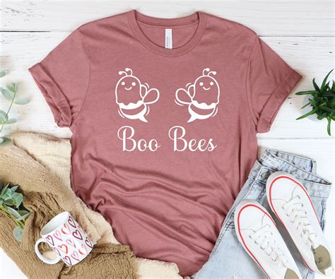 Boo Bees Shirt Funny Halloween Shirt Woman Halloween Shirt | Etsy