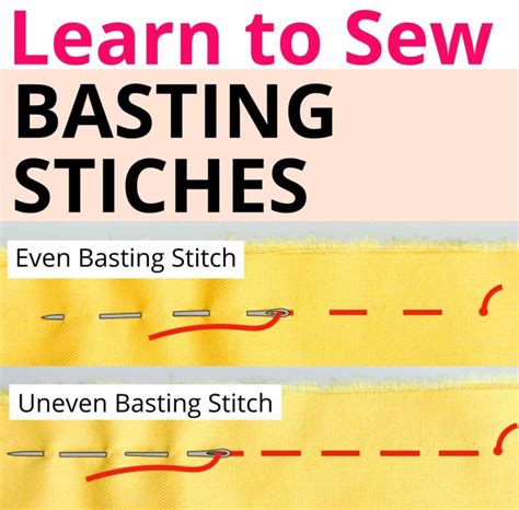 How to Sew a Basting Stitch: Everything You Need to Know - MindyMakes