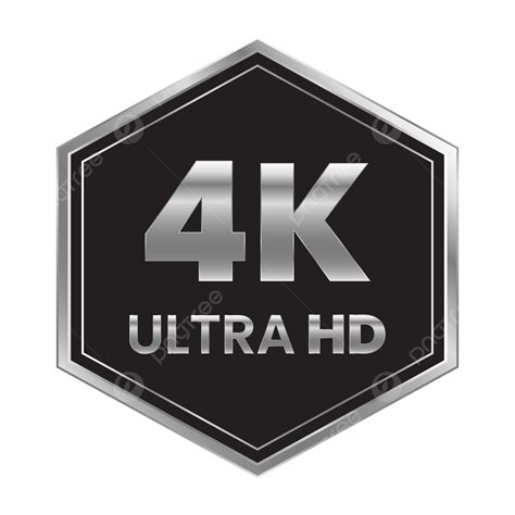 4k Ultra Vector Design Images, Transparent 4k Ultra Hd Logo Png, 4k ...