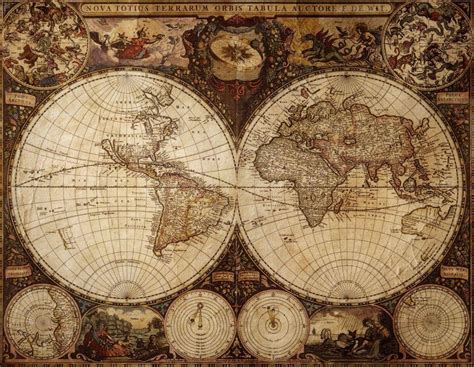 Vintage Map Wallpapers - Wallpaper Cave