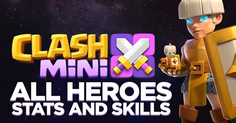 Clash Mini Characters - Heroes Overview