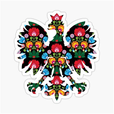 "Polish Eagle Folk Art / Wycinanki / Folk Art Flowers / Folklore ...