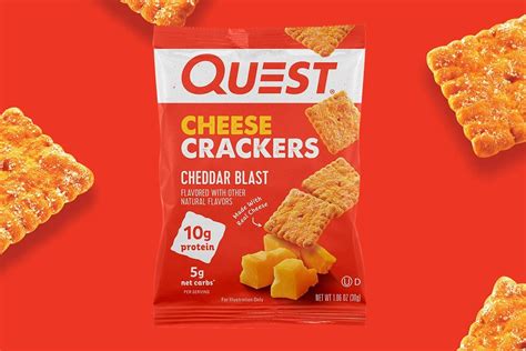 Quest Nutrition puts 10g of protein into its Quest Cheese Crackers