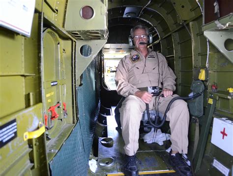 Inside the B-25 bomber stopping at the Red Deer airport ...