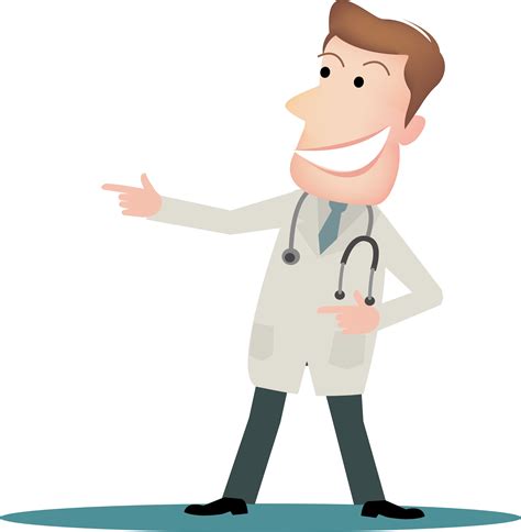 Cartoon Physician Drawing - cartoon male doctor vector png download ...