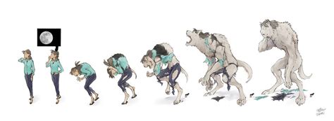 Werewolf Transformation | Werewolf, Female werewolves, Werewolf art