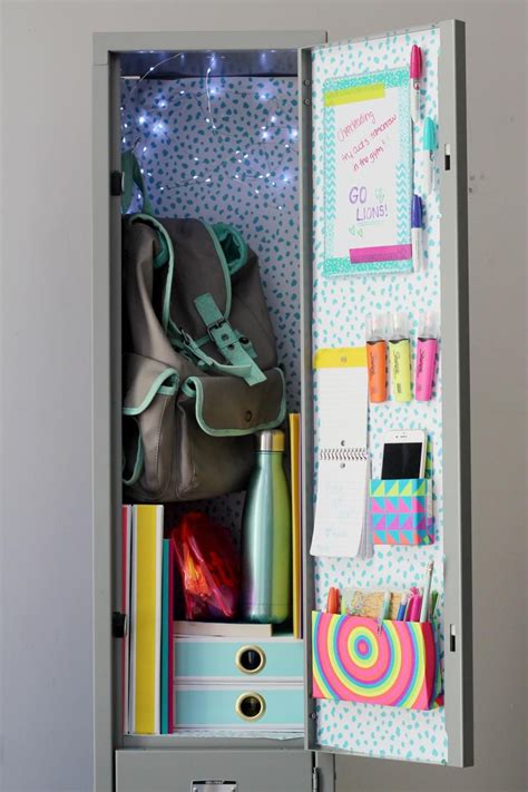 22 DIY Locker Decorating Ideas | Casilleros, Escuela y Escolares