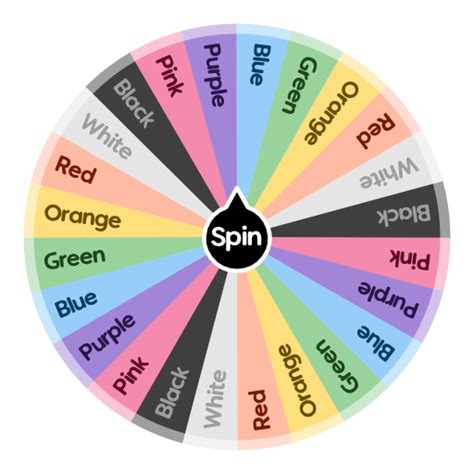 Pastel colours | Spin the Wheel - Random Picker