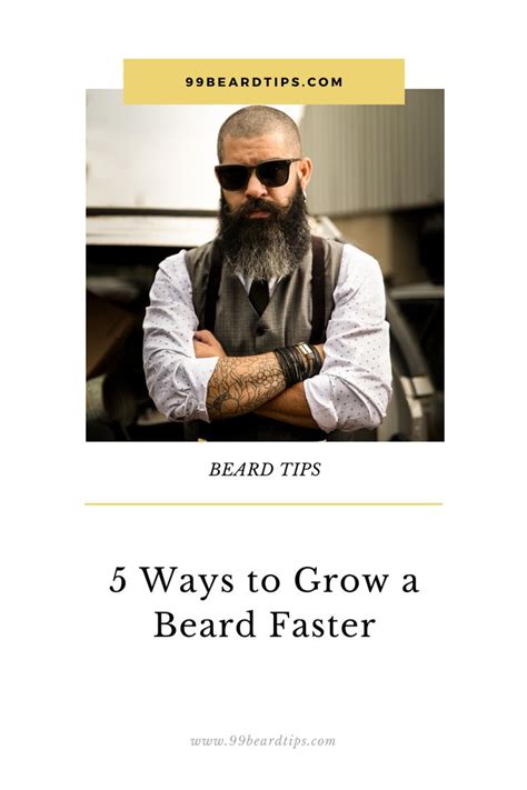 5 Ways to Grow a Beard Faster | Grow beard, Beard tips, Beard