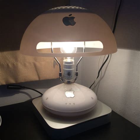 Look what I made! Apple iMac G4 with Airport Base Station Lamp! | Imac ...