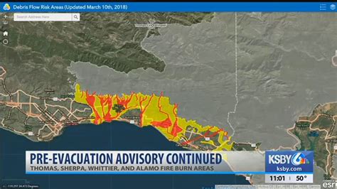 Santa Barbara Fire Evacuation Map - Maps Model Online