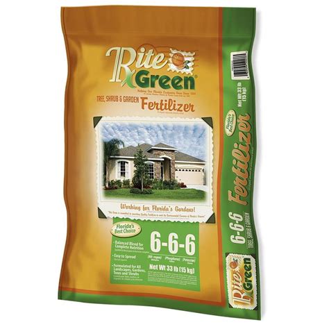 Shop Rite Green 2,200-sq ft Organic or Natural Lawn Fertilizer (6-6-6 ...