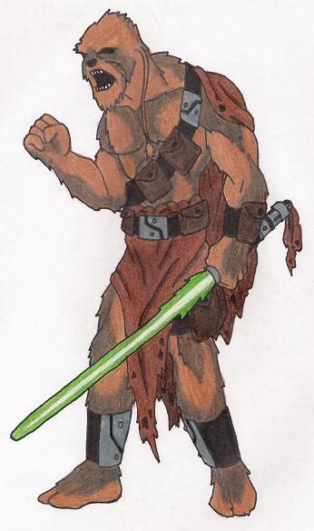 Wookiee Jedi by GoryAbomination on DeviantArt