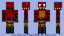 Withered Foxy Minecraft Skin