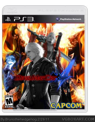 Devil May Cry 4 PlayStation 3 Box Art Cover by Brunothehedgehog