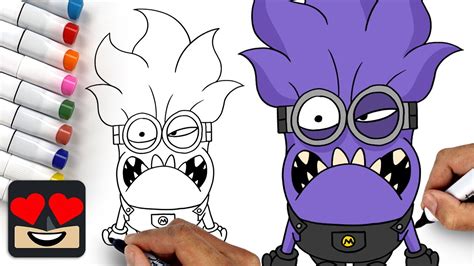 How To Draw Evil Minion for Beginners - YouTube