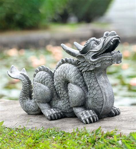 Indoor/Outdoor Asian-Style Dragon Sculpture | All Statues & Sculptures ...