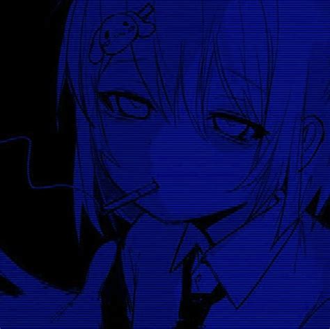 Blue pfp | Blue aesthetic dark, Blue anime, Aesthetic anime