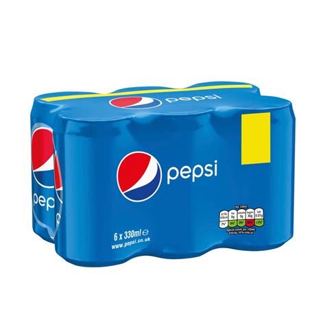 Pepsi Cola Cans 6x 330ml | Sids Shop