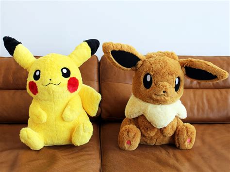 Pokemon Center’s Life Size Fluffy Pikachu And Eevee Plush Up For Grabs ...