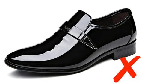 Black Tie Tuxedo Shoes - Patent Leather Oxfords And Pumps