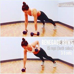 Workout Wednesday: Renegade Rows | Super Sister Fitness