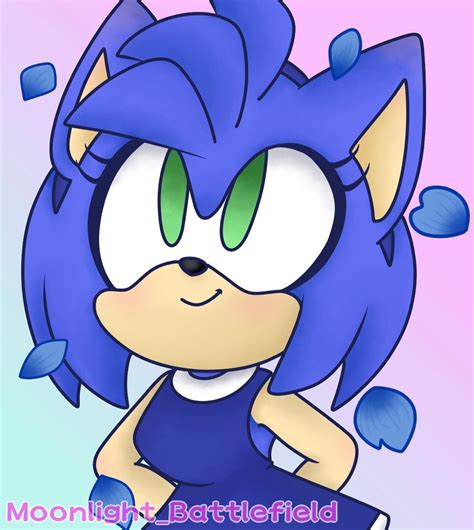 #hi-here’s-a-blue-Amy-to-go-with-pink-sonic on Tumblr