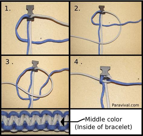 How to Make a Two Color Survival Bracelet - Outdoor Revival