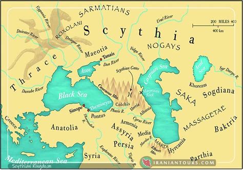 Scythian Empire Map