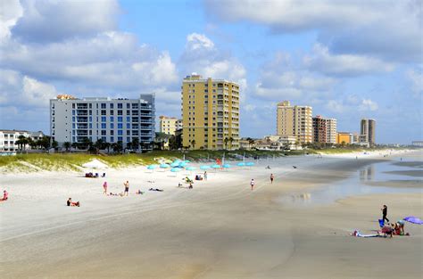 Beach and towers in Jacksonville, Florida image - Free stock photo ...