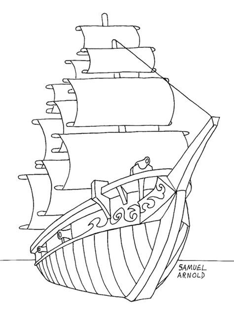 Caravel Drawing at GetDrawings | Free download