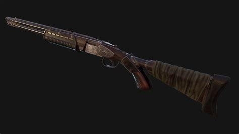 ArtStation - Vertical shotgun | Game Assets