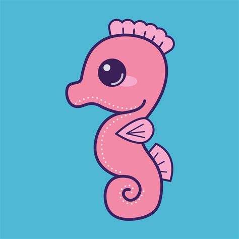 How To Draw A Baby Seahorse