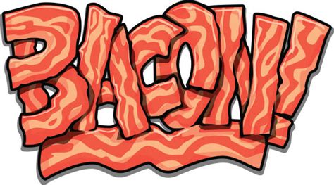 Bacon Cartoon Clip Art, Vector Images & Illustrations - iStock