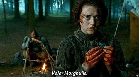 a. Valar Morghulis | Arya stark, Game of thrones cocktails, Valar morghulis