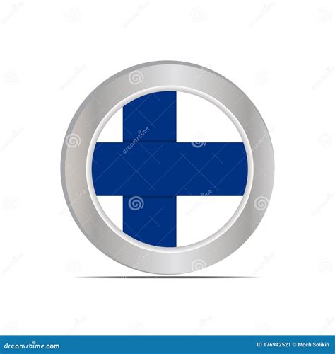 Finland`s National Flag is Isolated in Official Colors Stock Vector ...