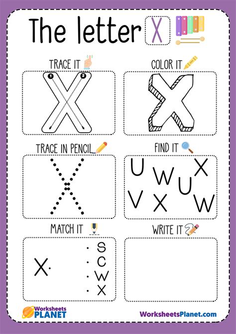 Free Printable Letter X Worksheets - Free Printable Templates