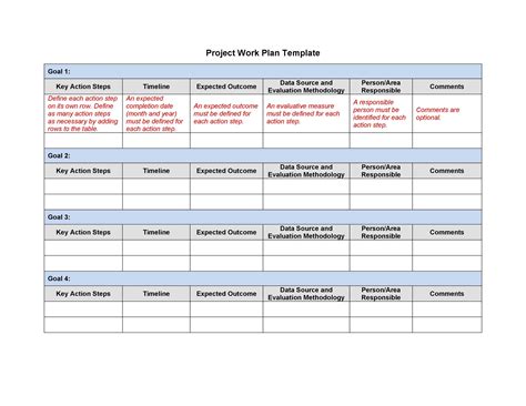 48 Professional Project Plan Templates [Excel, Word, PDF] - Template Lab