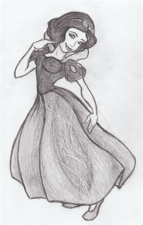 Disney - Snow White Sketch by kimberly-castello on DeviantArt