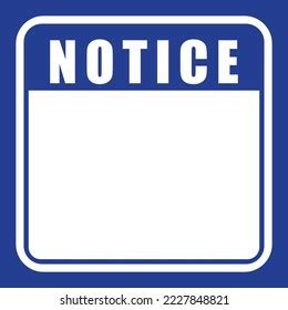 Notice Sign Label Vector Stock Vector (Royalty Free) 2227848821 ...