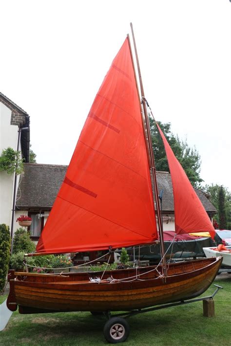 12' traditional wooden sailing dinghy for sale