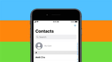 How to add or fix wrong "My Card" info in iPhone Contacts app